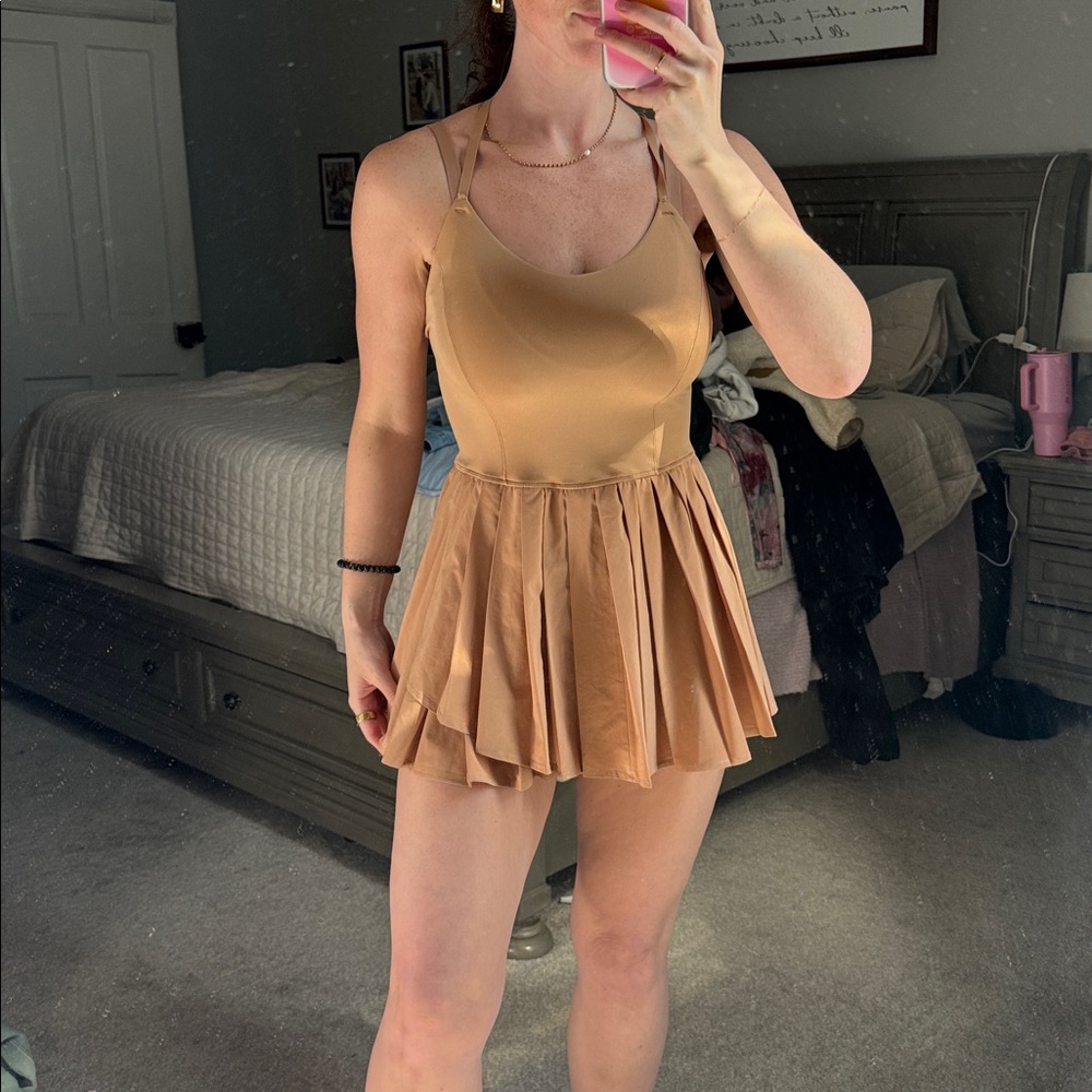 Tan Tennis Dress Aerie